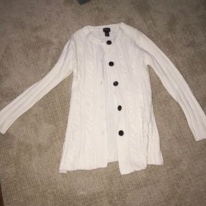 White Cardigan